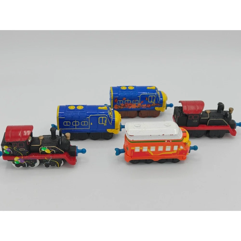Chuggington Diecast Train Lot of 5 Brewster Old Puffer Pete Chatsworth Engines‎